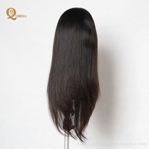 100% Brazilian Virgin Hair Human Hair Full Lace Wig With nature Hair line